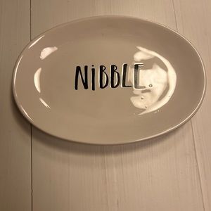 Rae Dunn NIBBLE Appetizer Plate
